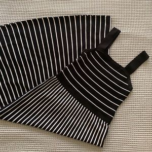 Banana Republic black & white dress